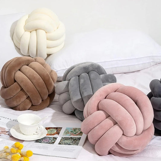 Knotted Ball Cushion